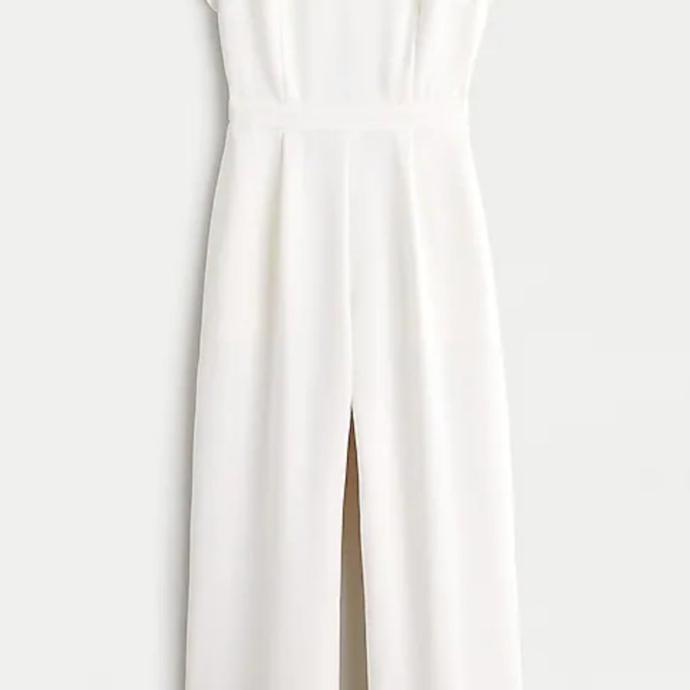 White J. Crew jumpsuit, good for brides, new with tags.